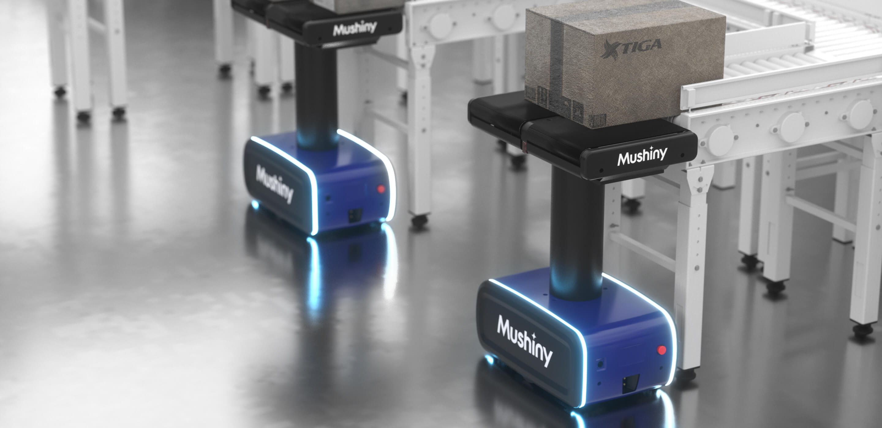 Mushiny Intelligent Sorting Solution for Warehouse