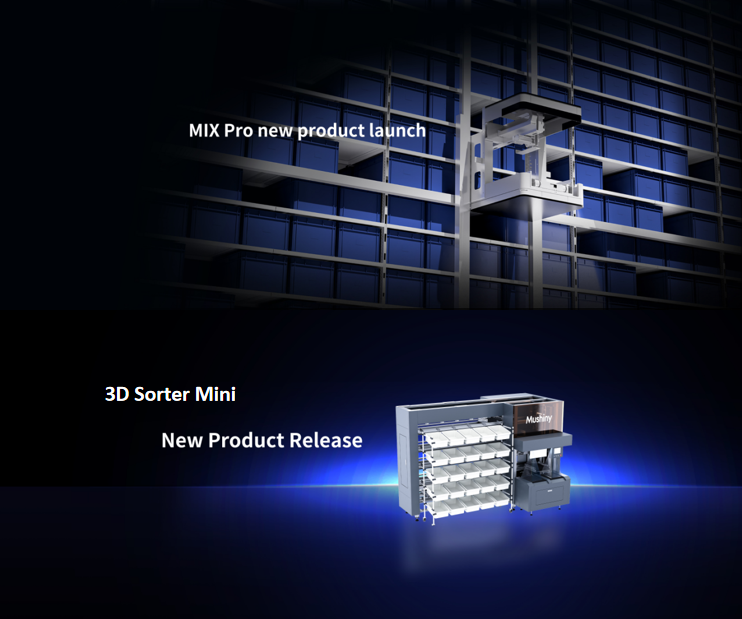 Mushiny Unveils 3D Sorter Mini and MIX Pro: Leading a New Era of Efficient Warehouse Solutions