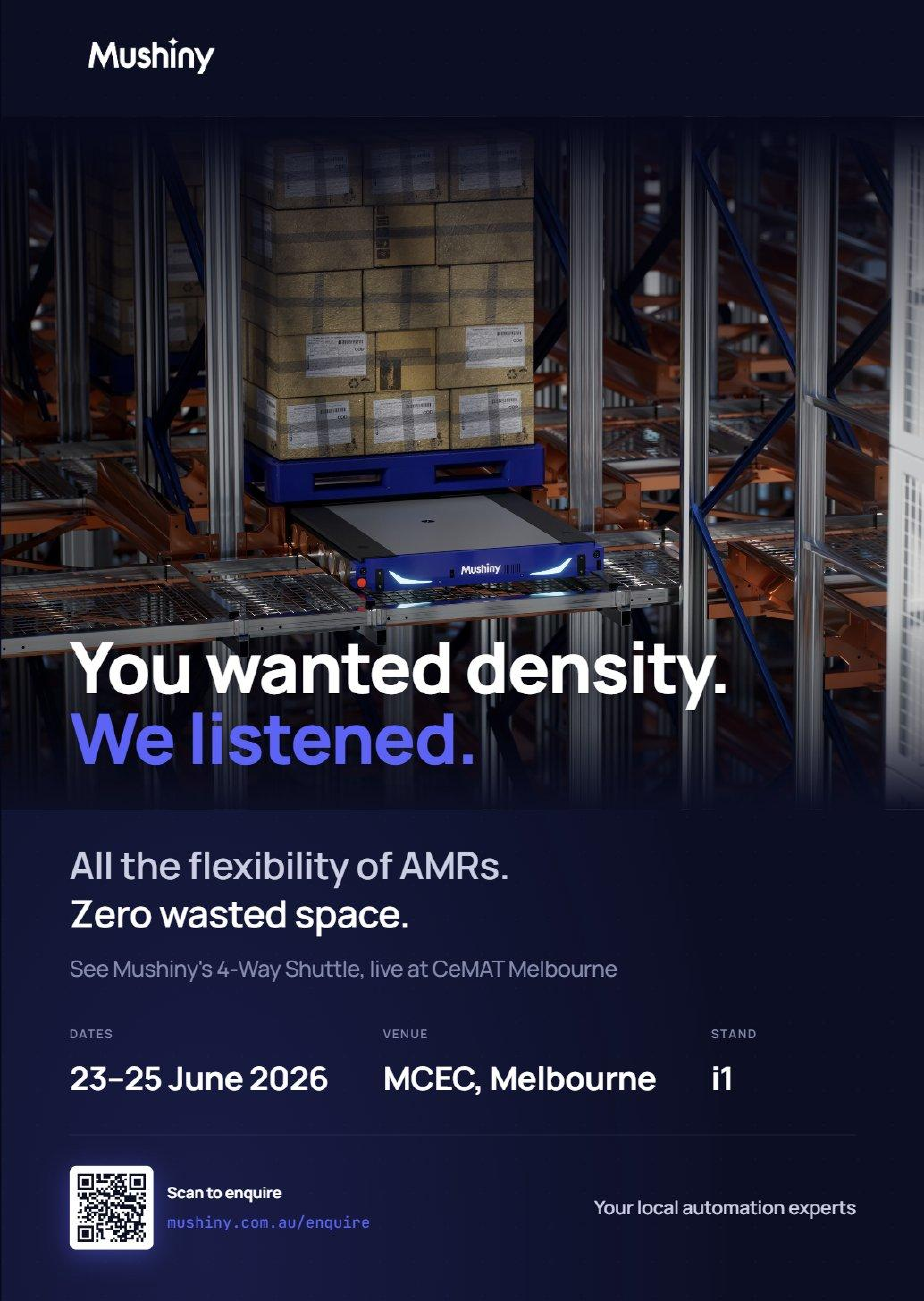 Mushiny_4Way_Shuttle_CEMAT_Poster_01